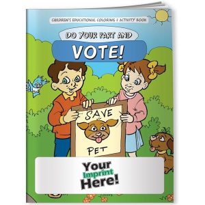 Coloring Book - Do Your Part and Vote