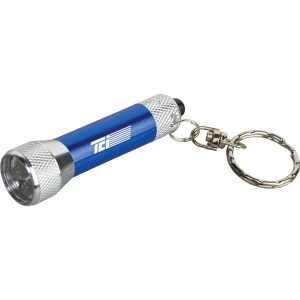 Homestead Metal Flashlight with Key Tag