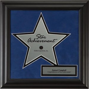 Framed Star Award