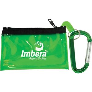 Carabiner with Key Tag Pouch