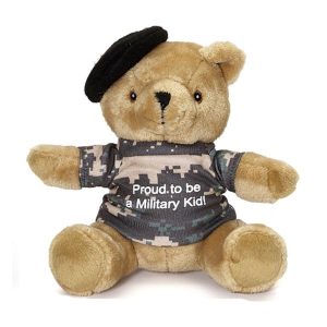 7" Military Bear With Beret