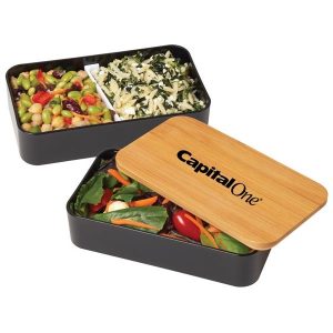 2-Tier Bamboo Bento Box