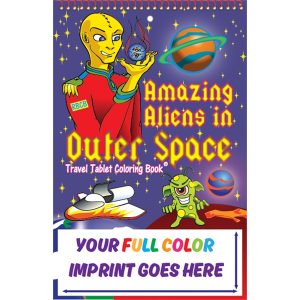 Aliens Little Tablet Imprint Coloring Book