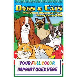 Dogs and Cats - Little Tablet Imprintable Coloring Book