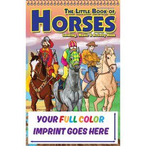 Horses Little Tablet Imprint Coloring Book