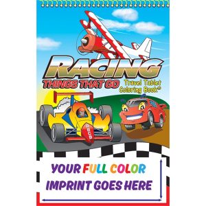 Racing Little Tablet Imprint Coloring Book