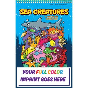 Sea Creatures - Little Tablet Imprintable Coloring Book