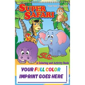 Super Safari Little Tablet Imprint Coloring Book