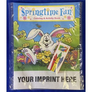 Springtime Fun Coloring and Activity Book Fun-Pack
