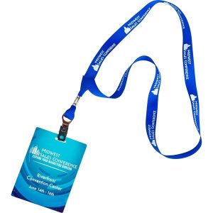 Conference Combo Lanyard and ID Badge