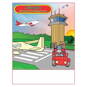 Airports Imprintable Coloring Book