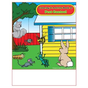 Pest Control Imprintable Coloring Book
