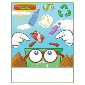 Recycling Imprintable Coloring Book
