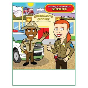 Sheriff Imprintable Coloring Book
