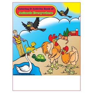 Animals Everywhere Imprintable Coloring Book