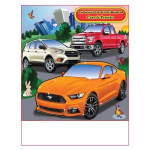 Cars and Trucks Ford Imprintable Coloring Book