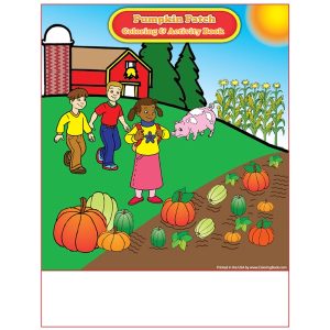 Pumpkin Patch Imprintable Coloring Book