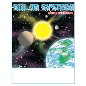 Solar System Imprintable Coloring Book