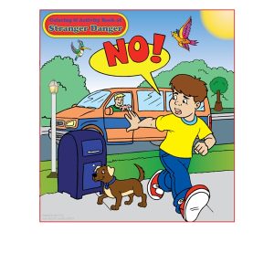 Stranger Danger Imprintable Coloring Book