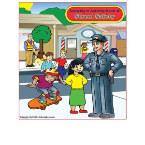 Street Safety Imprintable Coloring Book