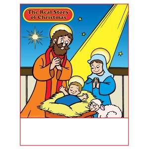 The Real Story of Christmas Imprintable Coloring Book