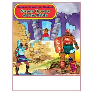 Super Heroes of the Bible Imprintable Coloring Book