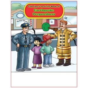 Earthquake Prepardness Imprintable Coloring Book