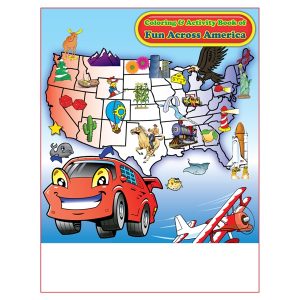 Fun Across America Imprintable Coloring Book