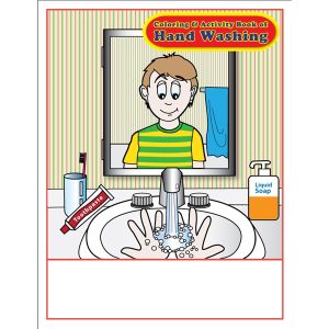 Hand Washing Imprintable Coloring Book