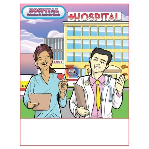 Hospital Imprintable Coloring Book