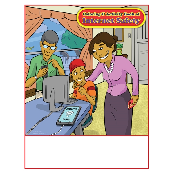 Internet Safety Imprintable Coloring Book