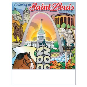 Saint Louis Imprintable Coloring Book
