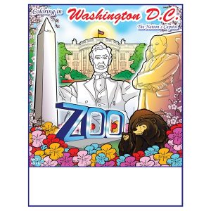 Washington D.C. Imprintable Coloring Book