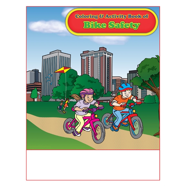 Bike Safety Imprintable Coloring Book