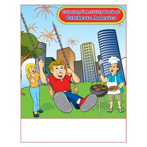 Celebrate America Imprintable Coloring Book