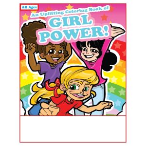 Girl Power Imprintable Coloring Book