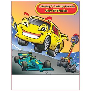 Cars Imprintable Coloring Book