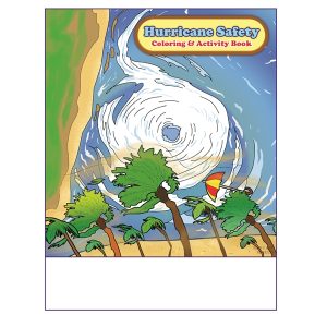 Hurricane Safety Imprintable Coloring Book