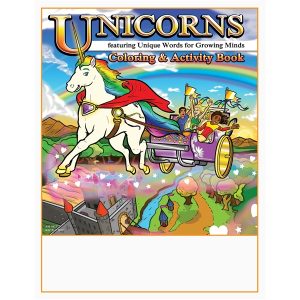 Unicorns Imprintable Coloring Book