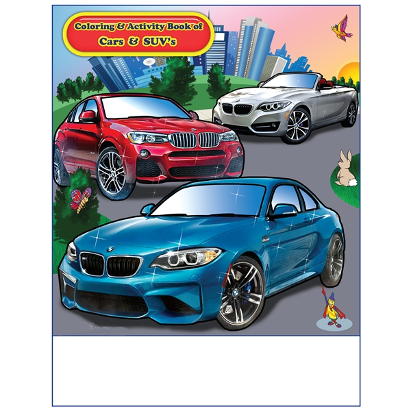 BMW Imprintable Coloring Book