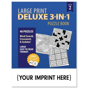 Large Print Standard 3-in-1 Puzzle Book Vol.2
