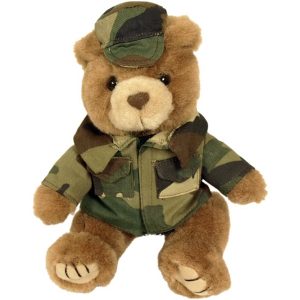 8" Marine Bear - Green Camo