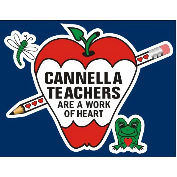 3" x 5" Static cling decal