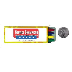 Crayons - FULL COLOR DECAL APPLIED