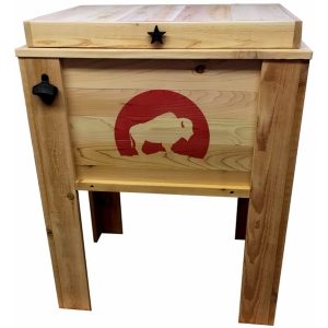 Branded Wooden Ice Chest/Cooler