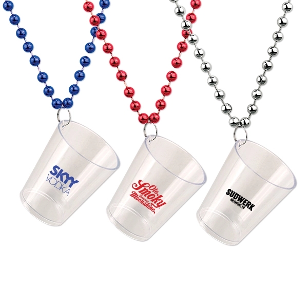 Shot Glass Bead Necklace