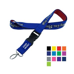 Dye Sublimated Lanyard w/ Oval Hook and Plastic Buckle
