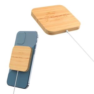 Bamboo Magnetic Wireless Charger