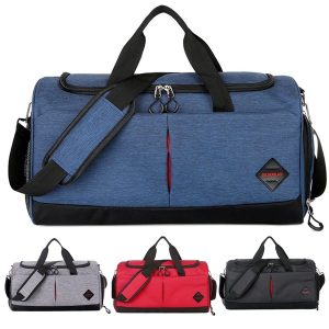 Travel Duffel Bag With Shoes Pocket