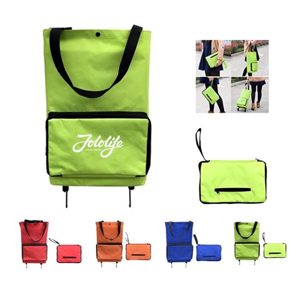 Collapsible Shopping Bag w/Wheels